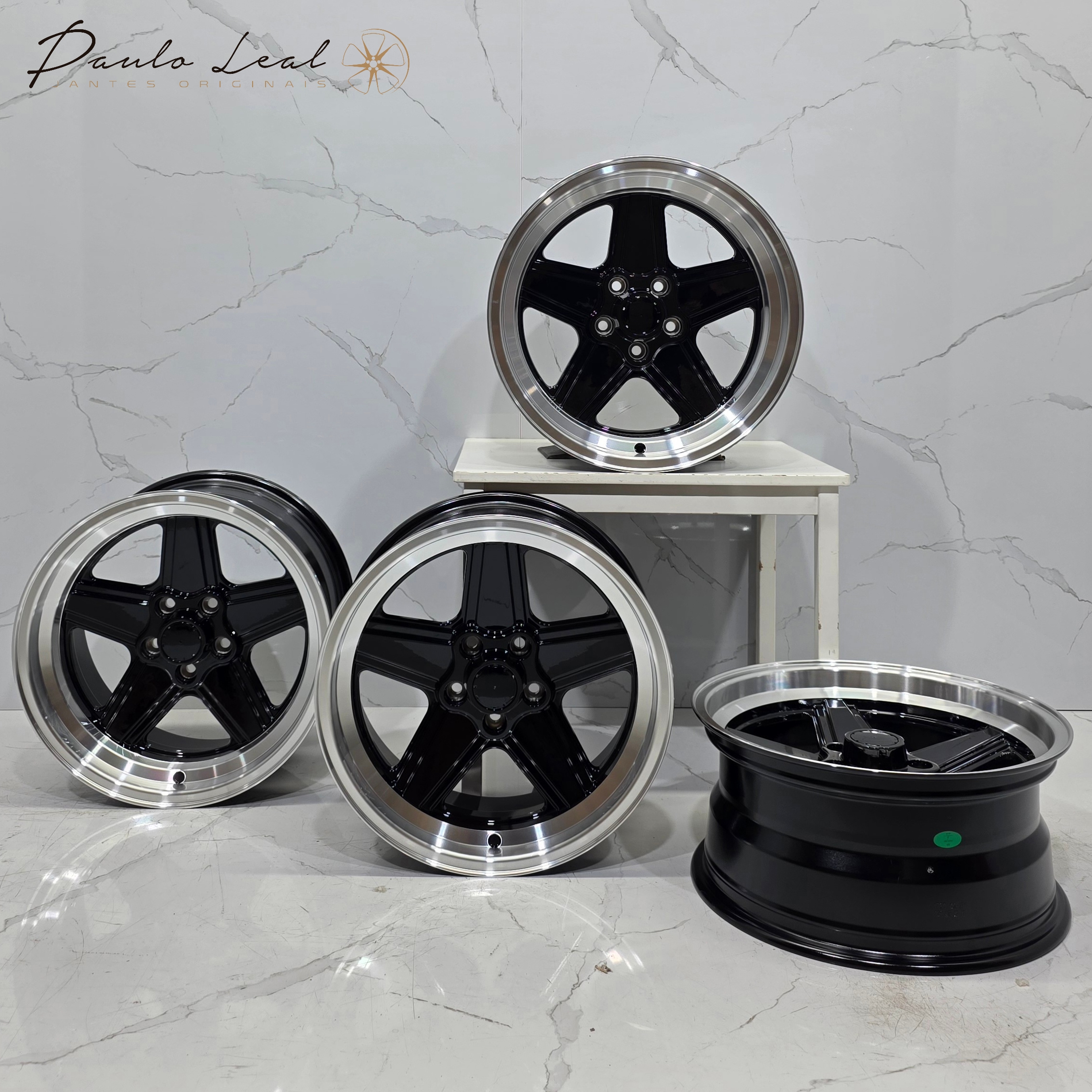 Jantes 17" Compatíveis Mercedes AMG Penta Preto 